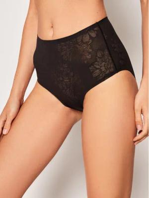 Triumph Klassischer Damenslip mit hoher Taille Fit Smart 10202477 Schwarz