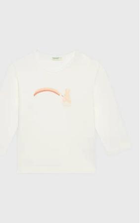 United Colors Of Benetton Bluse 3I9WA1001 Weiß Regular Fit