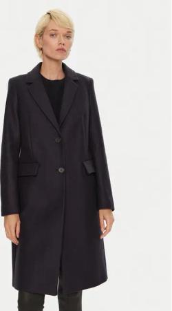 Tommy Hilfiger Wollmantel WW0WW42738 Dunkelblau Regular Fit