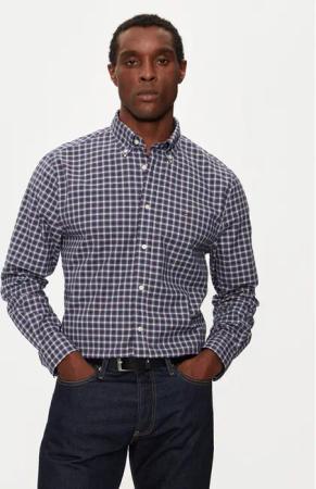 Tommy Hilfiger Hemd MW0MW37363 Dunkelblau Regular Fit