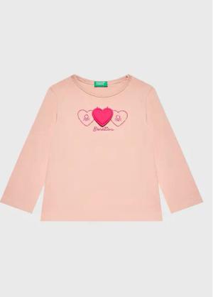 United Colors Of Benetton Bluse 3ATNG105X Rosa Regular Fit