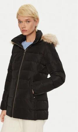 Tommy Hilfiger Daunenjacke WW0WW43600 Schwarz Regular Fit