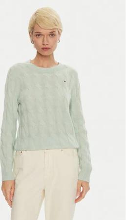 Tommy Hilfiger Pullover WW0WW43586 Grün Regular Fit