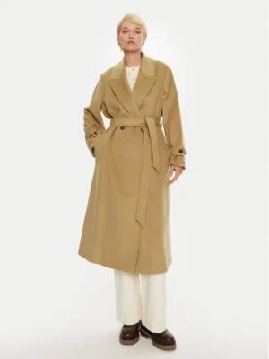 Tommy Hilfiger Wollmantel WW0WW43602 Beige Regular Fit