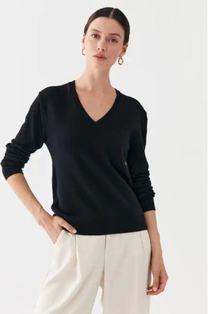 United Colors Of Benetton Pullover 1002D4488 Schwarz Regular Fit