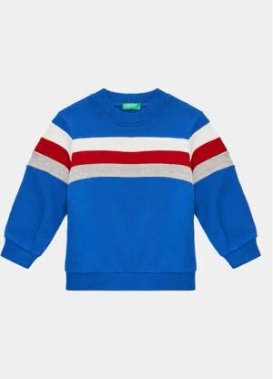 United Colors Of Benetton Sweatshirt 3J68G10AQ Blau Regular Fit