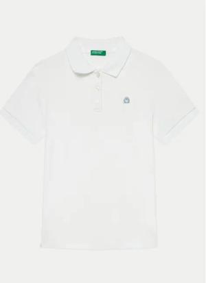 United Colors Of Benetton Poloshirt 3WG9C300O Weiß Regular Fit