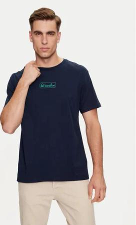 United Colors Of Benetton T-Shirt 3I1XU1096 Dunkelblau Regular Fit