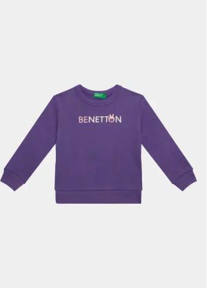 United Colors Of Benetton Sweatshirt 3J70G10A5 Violett Regular Fit