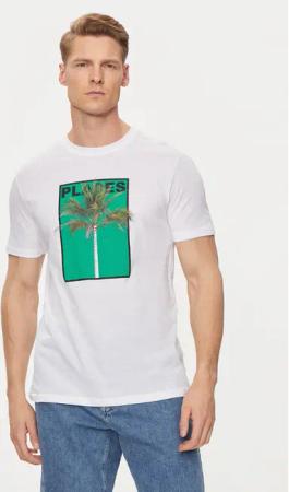 United Colors Of Benetton T-Shirt 3P7XU108X Weiß Regular Fit