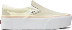 Vans Sneakers aus Stoff Classic Slip-On Stackform VN000CN14481 Beige