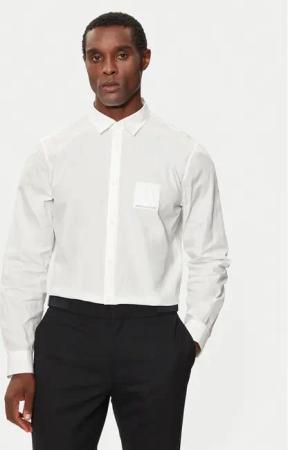 Armani Exchange Hemd 6DZC20 ZNXLZ 1116 Weiß Regular Fit