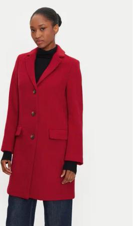 United Colors Of Benetton Wollmantel 2U62DN062 Rot Regular Fit