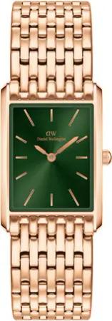 Daniel Wellington Uhr Bound 9-Link Emerald DW00100704 Goldfarben