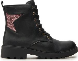 Geox Stiefel Jr Casey J9420G 0BCEW C9B8W S Schwarz
