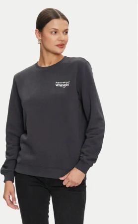 Wrangler Sweatshirt 112356510 Schwarz Regular Fit