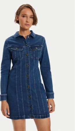 Lee Jeanskleid Rider 112355125 Blau Slim Fit