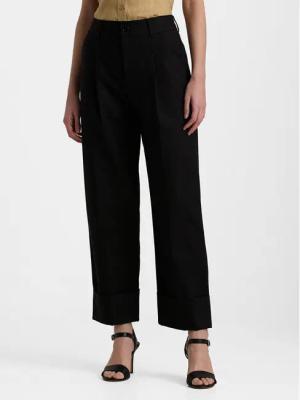 Lauren Ralph Lauren Stoffhose 200871814008 Schwarz Relaxed Fit