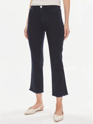 Marella Stoffhose Olpe 2331310334 Dunkelblau Cropp Flare Fit