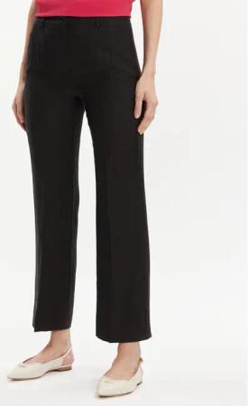 Marella Stoffhose Muschio 2413131272 Schwarz Regular Fit