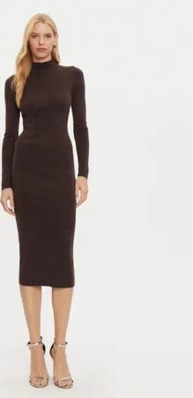 MICHAEL Michael Kors Strickkleid MF482Q14VR Braun Slim Fit