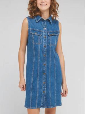 Lee Jeanskleid L51QHKB12 112330461 Blau Regular Fit