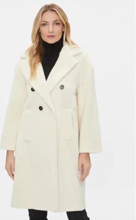 Marella Wollmantel Caprile 2330161236200 Écru Regular Fit