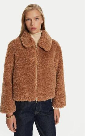 Marella Pelzmantel Bello 2423456012 Beige Regular Fit