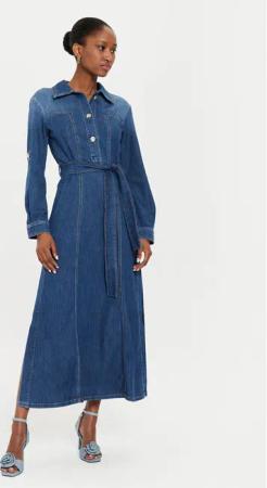Marella Jeanskleid Ada 2423226014 Dunkelblau Regular Fit