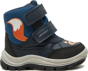 Geox Schneeschuhe B Flanfil Boy B Abx B463VB 054FU CF44K M Dunkelblau