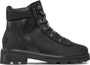 Sorel Schnürstiefeletten Lennox™ Hiker Stkd Wp NL4841-011 Schwarz