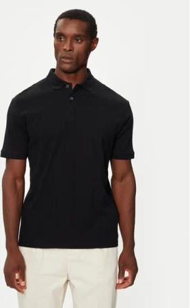Selected Homme Poloshirt 16094575 Schwarz Regular Fit