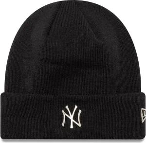 New Era Mütze Metallic Cuff Beani Schwarz