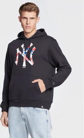 New Era Sweatshirt New York Yankees Double Logo 60284748 Dunkelblau Regular Fit