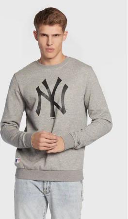 New Era Sweatshirt New York Yankees MLB Team Logo 11863704 Grau Regular Fit