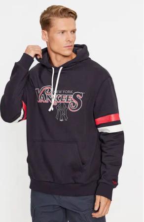 New Era Sweatshirt Retro Graphic 60416454 Dunkelblau Regular Fit