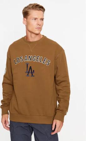 New Era Sweatshirt Large Logo 60416329 Braun Regular Fit