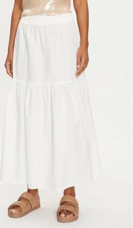 Vero Moda Trapezförmiger Rock Charlotte 10303657 Weiß Regular Fit