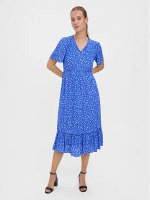 Vero Moda Kleid für den Alltag Tirza 10268776 Blau Regular Fit