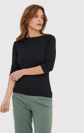 Vero Moda Bluse Panda 10274133 Schwarz Regular Fit