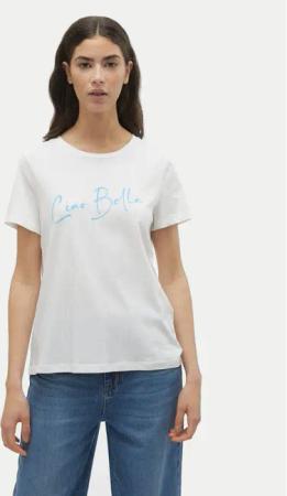 Vero Moda T-Shirt Odessa 10308688 Weiß Regular Fit