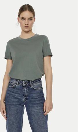 Vero Moda T-Shirt Paula 10243889 Grün Regular Fit
