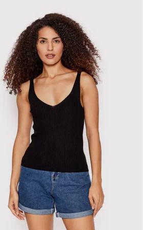 Vero Moda Top Glory 10264760 Schwarz Slim Fit
