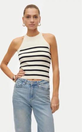 Vero Moda Top Saba 10306826 Beige Slim Fit