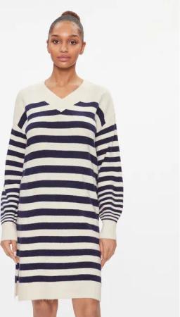 Vero Moda Strickkleid 10291350 Beige Loose Fit