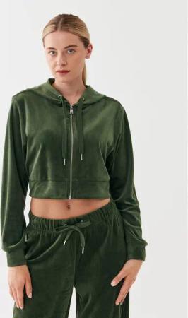 ONLY Sweatshirt 15302591 Grün Cropped Fit