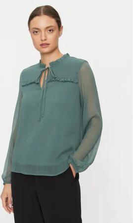 Vero Moda Bluse Milla 10295551 Grün Regular Fit