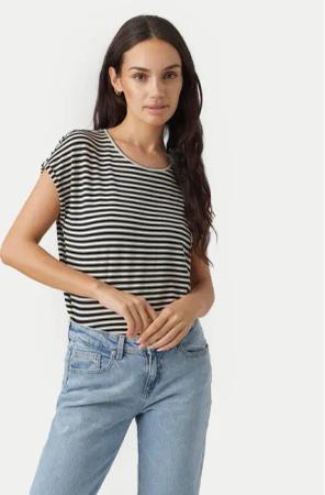 Vero Moda T-Shirt Ava 10284469 Schwarz Regular Fit
