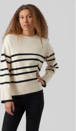 Vero Moda Pullover 10278319 Beige Regular Fit