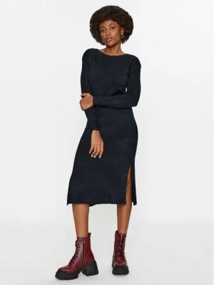 Vero Moda Strickkleid 10291689 Schwarz Relaxed Fit